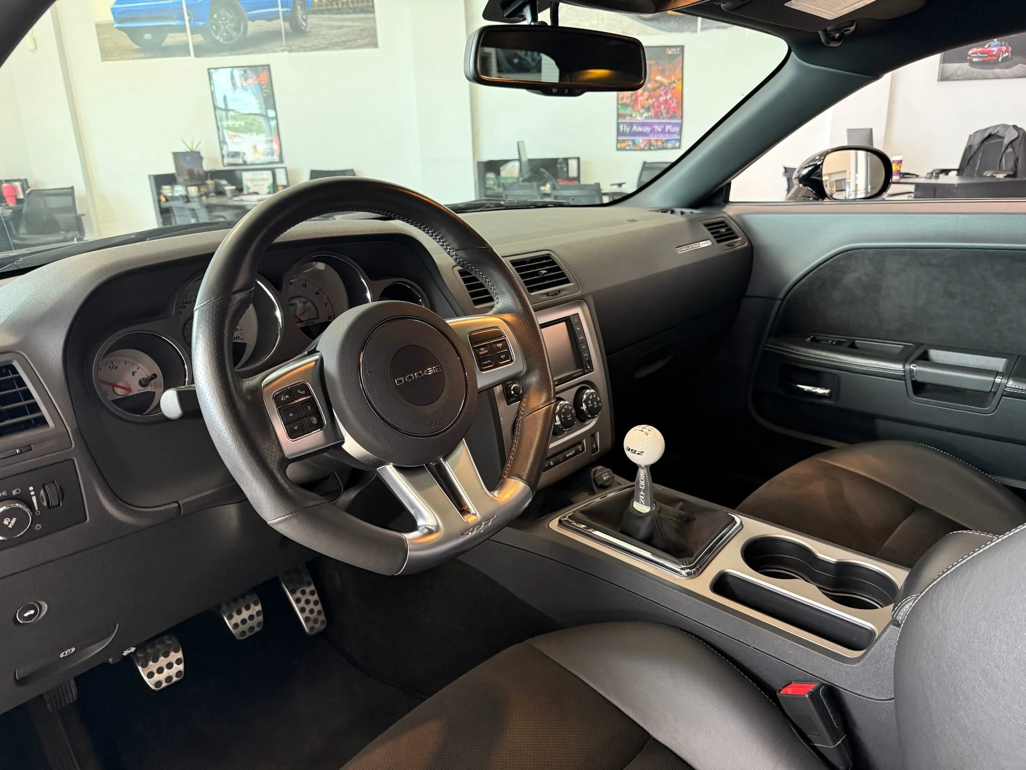 Used 2012 Black Dodge SRT8 392*470HP!!! | 6.4L HEMI | 6spd Manual | Nav | Htd Alcantara Seats | Sunroof | Htd Wheel image 15