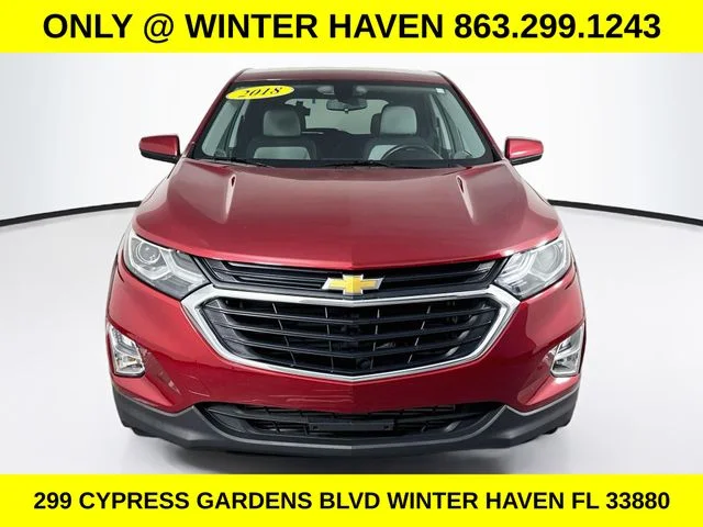 Used 2018 Chevrolet Equinox LT with VIN 3GNAXJEV2JS549310 for sale in Winter Haven, FL