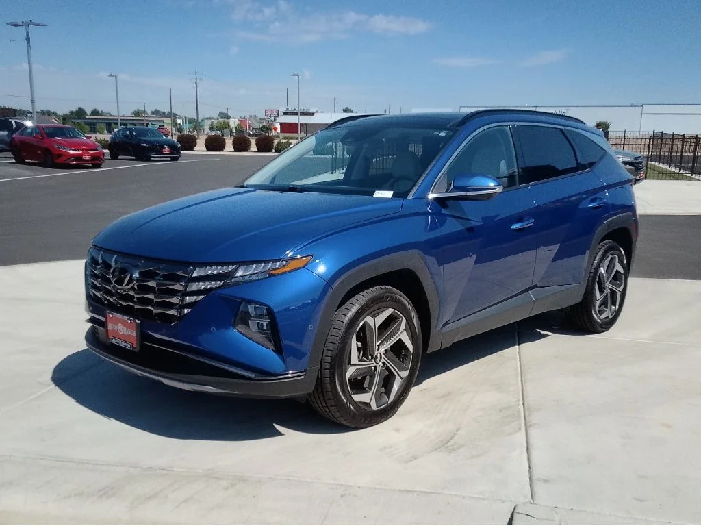 Used 2024 Intense Blue Hyundai Limited image 7