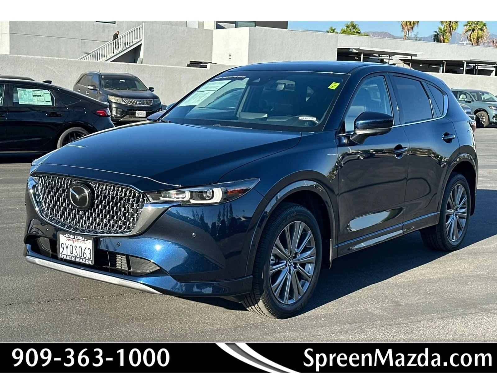 Used 2025 Deep Crystal Blue Mica Mazda 2.5 Turbo Signature image 1