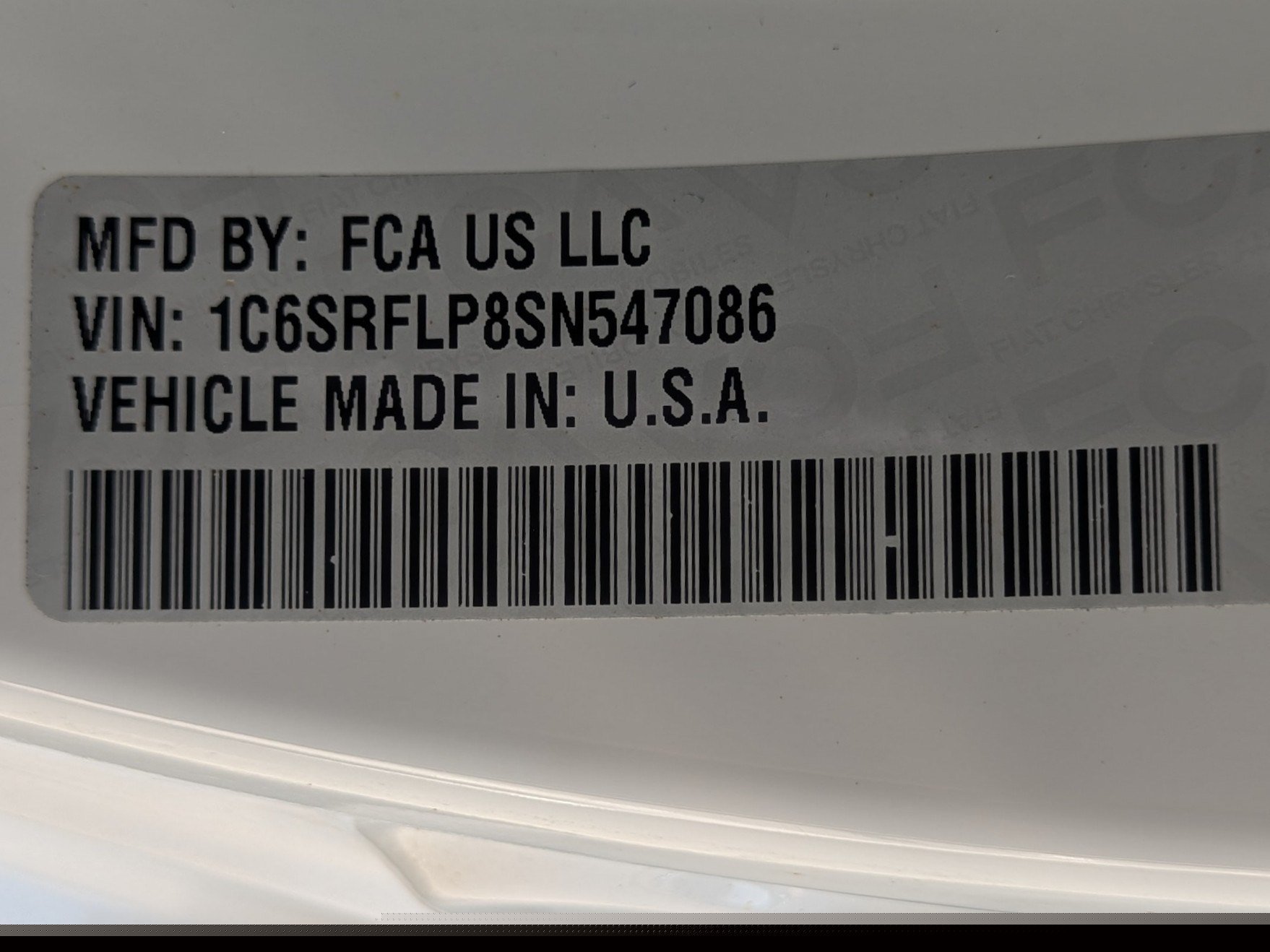 Used 2025 Bright White Clearcoat Ram Rebel image 33