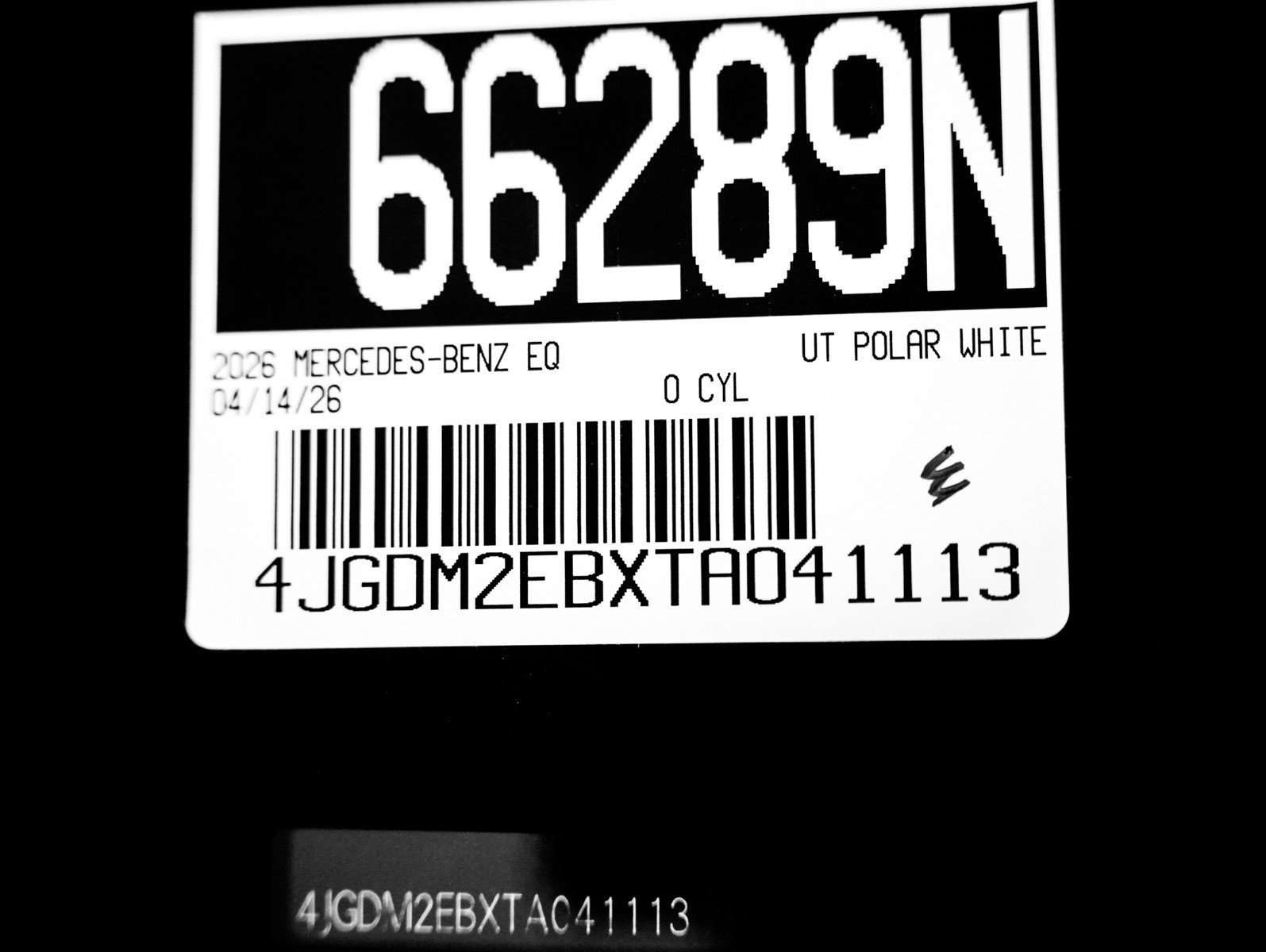 New 2026 Polar White Mercedes-Benz EQS 400 image 25