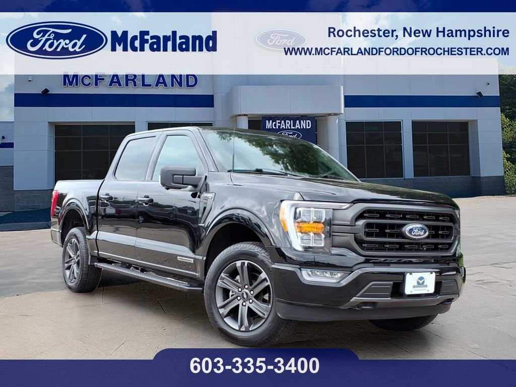 Certified Used 2023 Black Metallic Ford XLT image 1