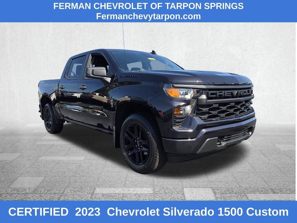 Certified Used 2023 Dark Ash Metallic Chevrolet Custom image 1