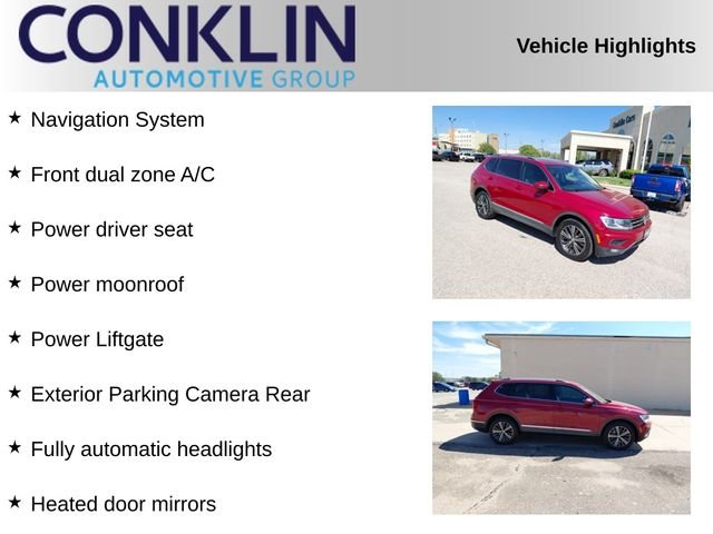 Used 2018 Cardinal Red Metallic Volkswagen 2.0T SEL image 2