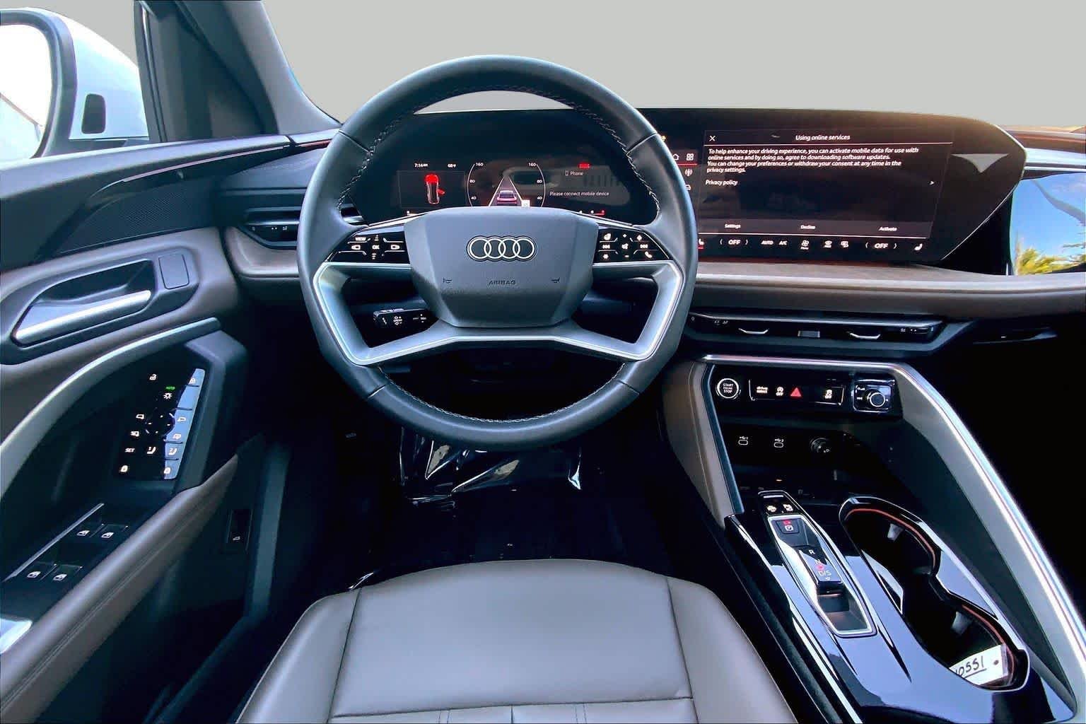 Used 2025 Glacier White Metallic Audi Premium image 6