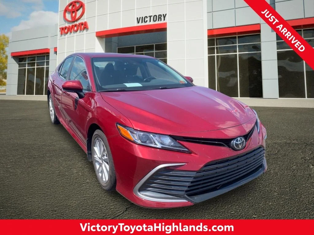 Used 2022 Red Toyota LE image 1