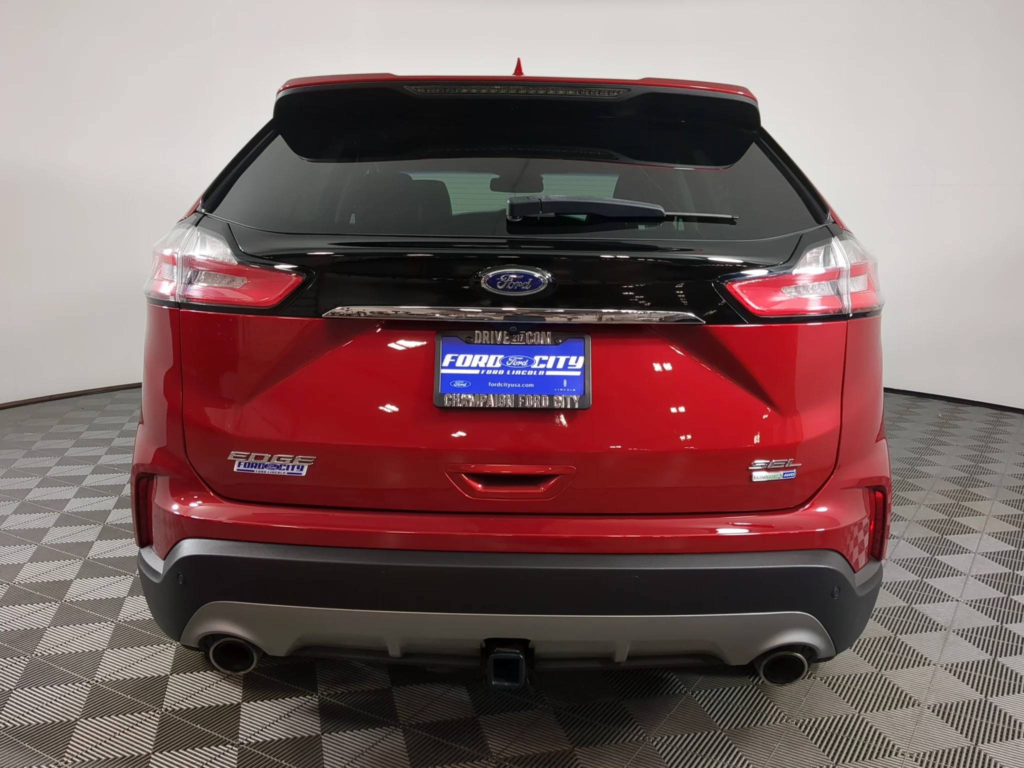 Used 2020 Rapid Red Metallic Tinted Clearcoat Ford SEL image 8