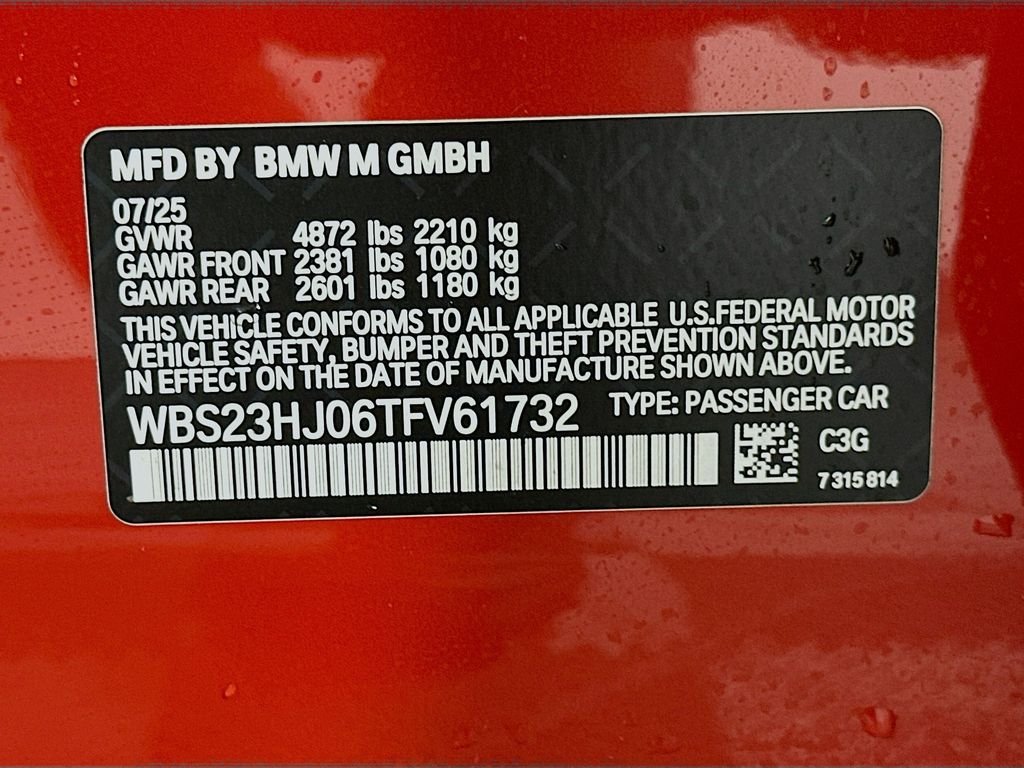 Used 2026 Red Metallic BMW Competition image 32
