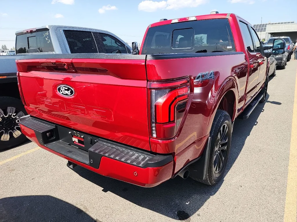 Certified Used 2025 Rapid Red Metallic Tinted Clearcoat Ford LARIAT image 4