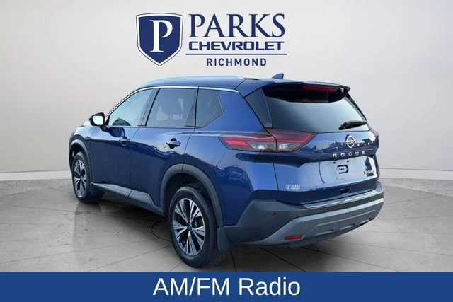 Certified Used 2021 Blue Nissan SV image 5