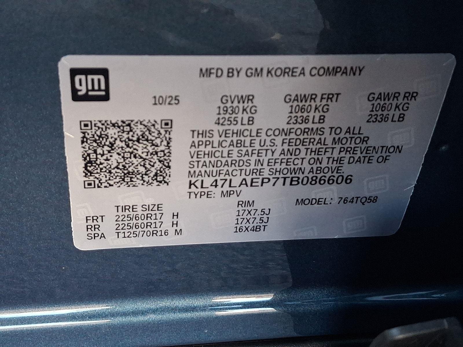 New 2026 Ocean Blue Metallic Buick Preferred image 11