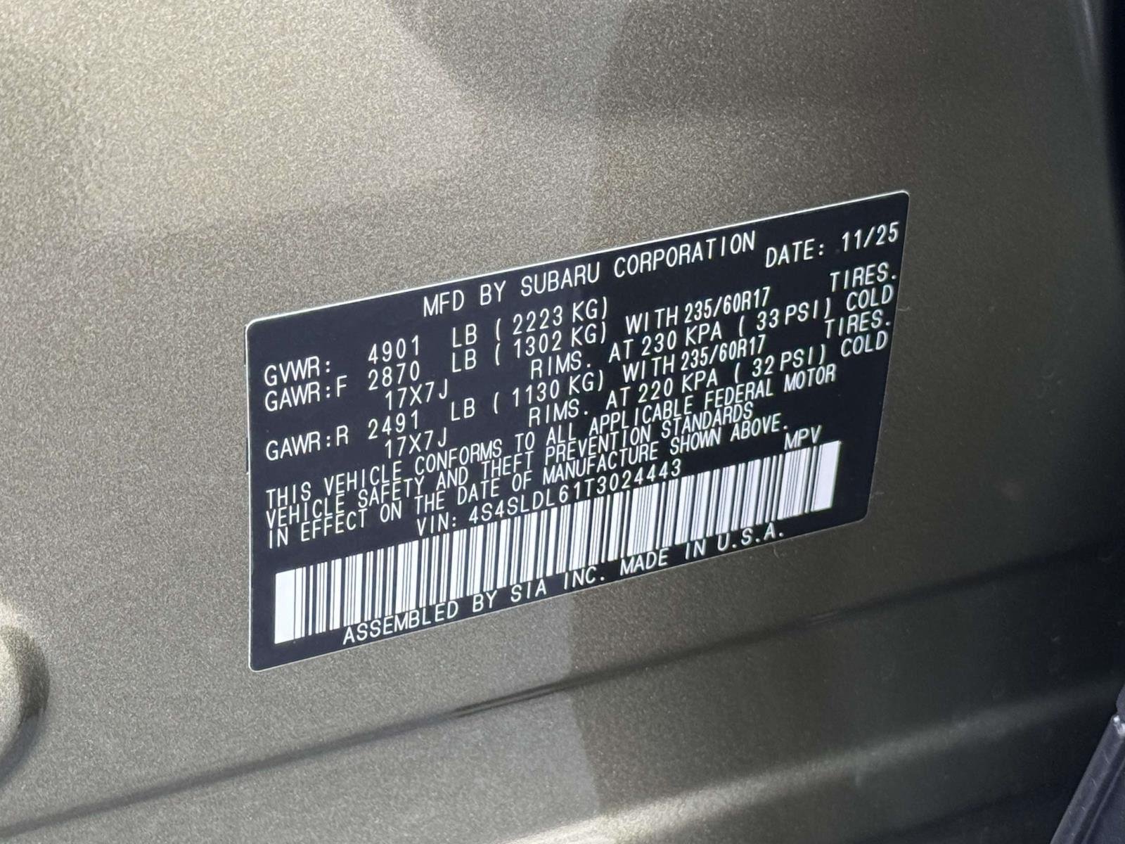 Used 2026 Autumn Green Metallic Subaru Wilderness image 28