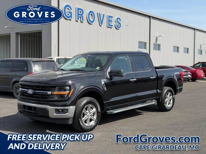 Certified Used 2025 Agate Black Metallic Ford XLT image 1