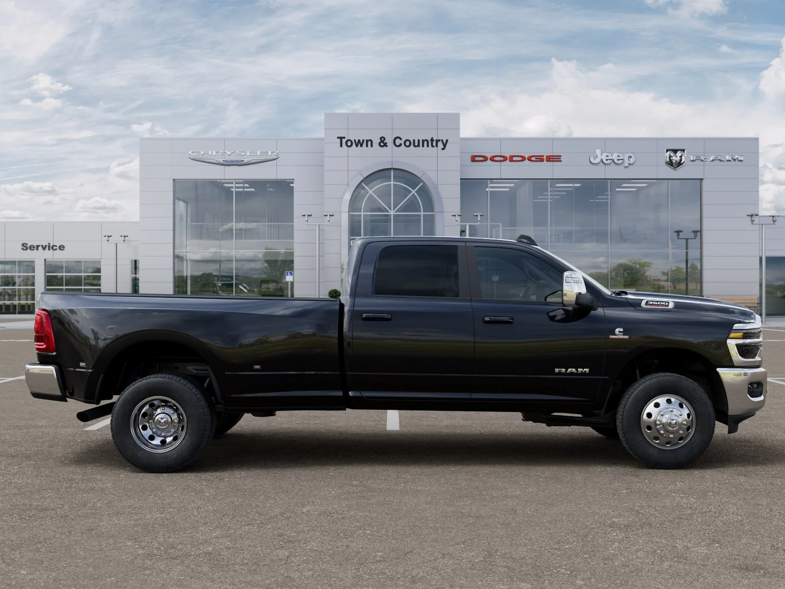 New 2026 Diamond Black Crystal Pearl-Coat Exterior Paint RAM Laramie image 47