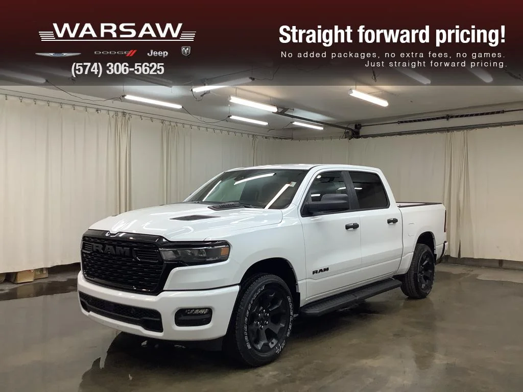 New 2026 Bright White Clear-Coat Exterior Paint RAM  image 1