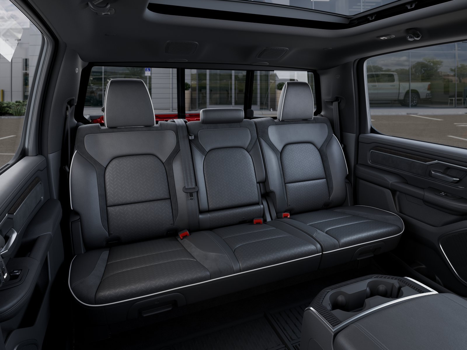New 2026 Molten Red Pearl-Coat Exterior Paint RAM Laramie image 15