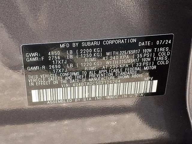 Used 2025 Gray Subaru Premium image 28