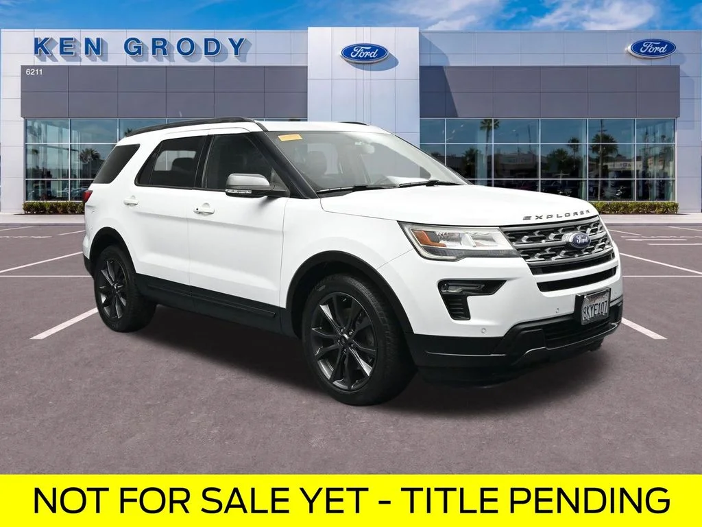 Certified Used 2019 White Ford XLT image 1