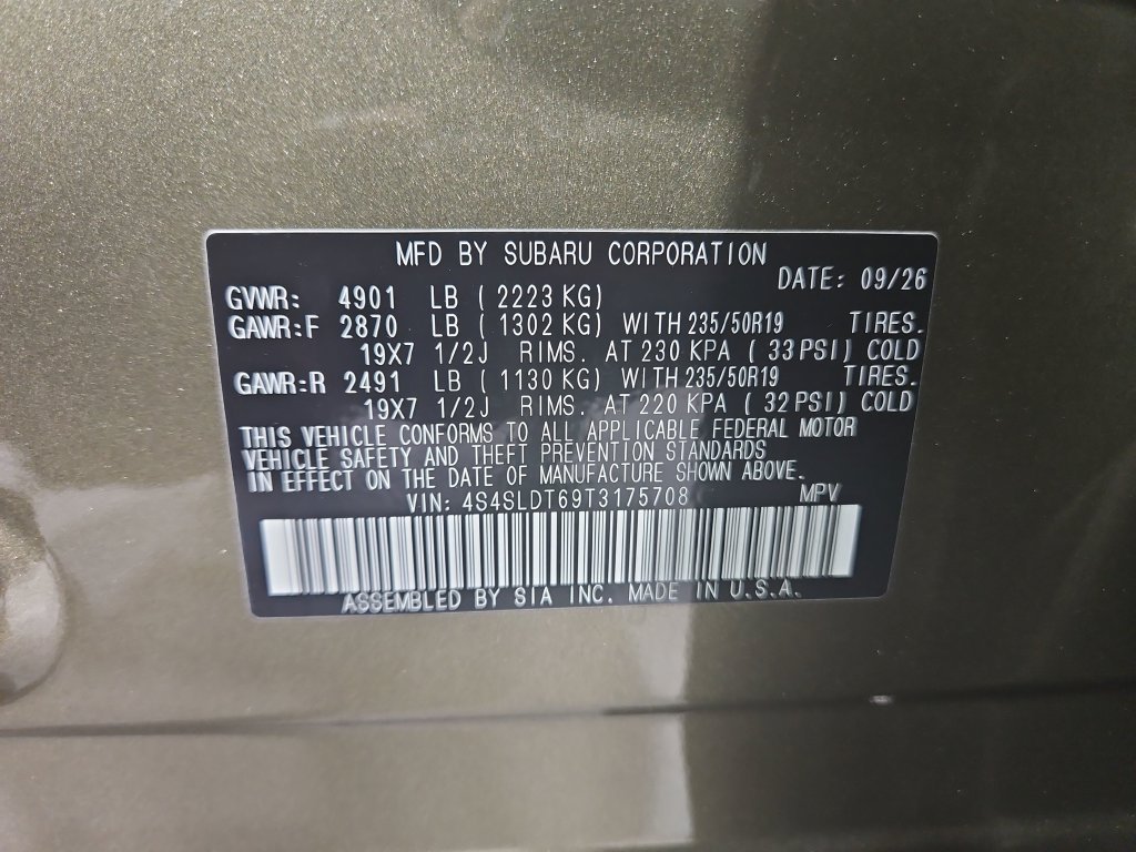 New 2026  Subaru Touring image 29