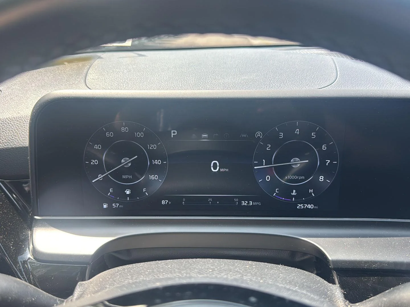 Used 2024 Pluton Blue/Fusion Black Roof Kia S image 13