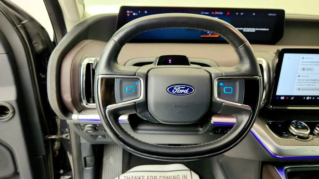 Used 2025 Dark Matter Gray Metallic Ford Platinum 4x4 w/ BlueCruise, 24