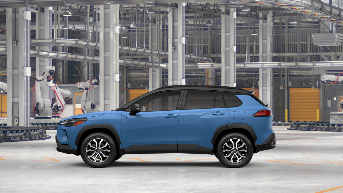 New 2026 Cavalry Blue Toyota Hybrid SE image 12
