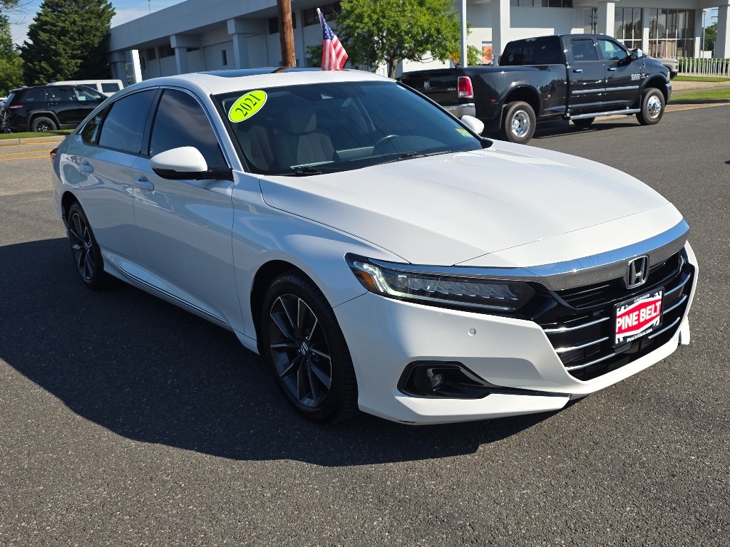 Certified Used 2021 White Honda EX-L image 9