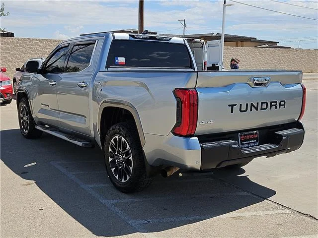 Used 2023 Celestial Silver Metallic Toyota Limited (A10) 4x4 CrewMax 5.5 ft. box 145.7 in. WB image 2