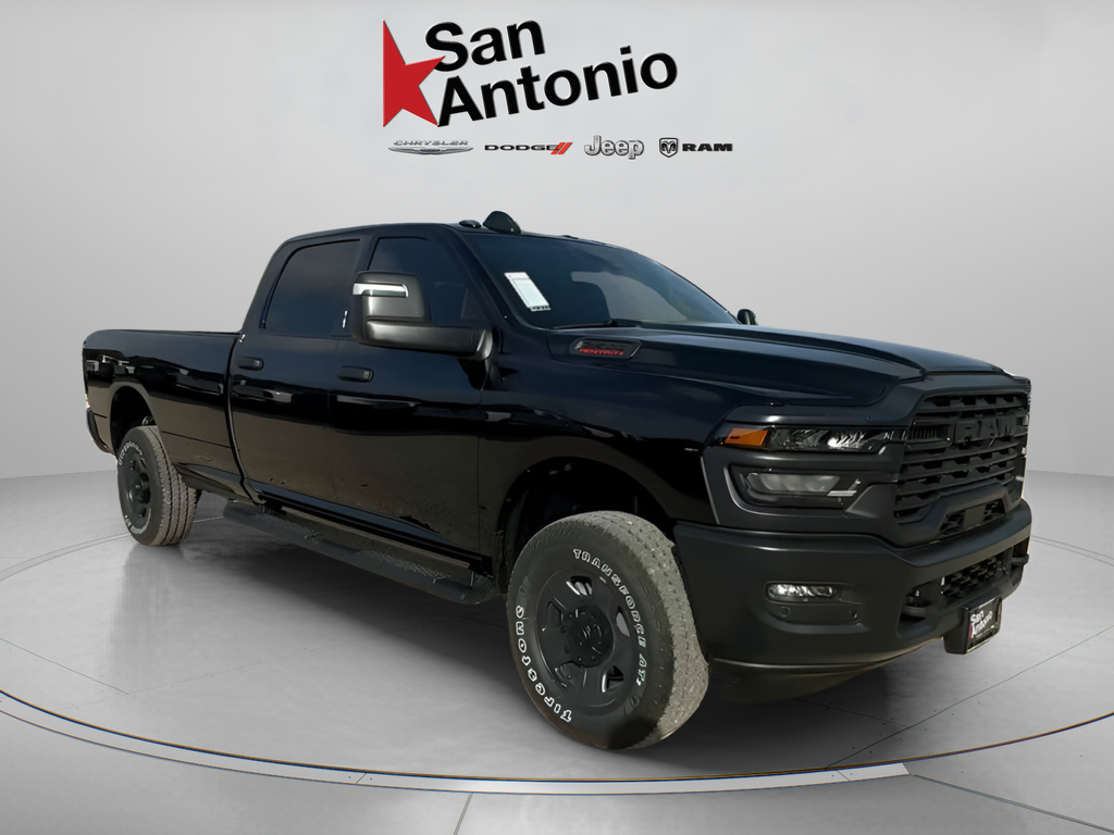 New 2026 Diamond Black Crystal Pearl-Coat Exterior Paint RAM Tradesman image 1