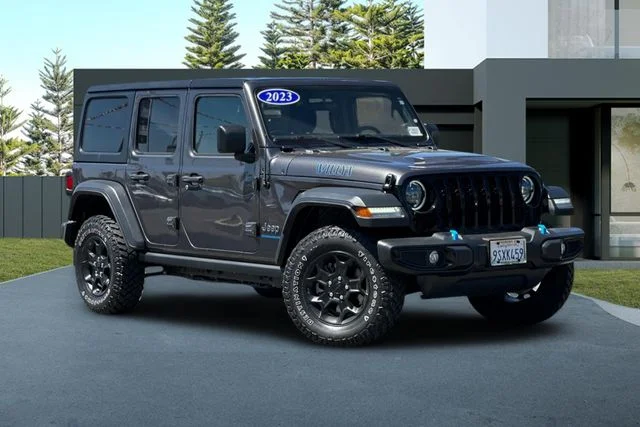Used 2023 Gray Jeep Willys 4xe image 2