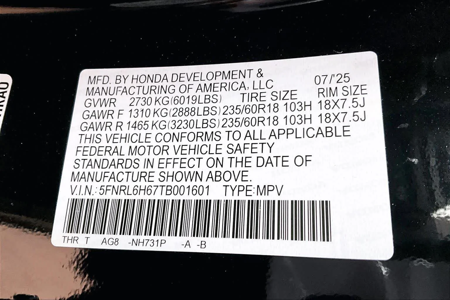 2026 Honda Odyssey EX-L - Photo 19