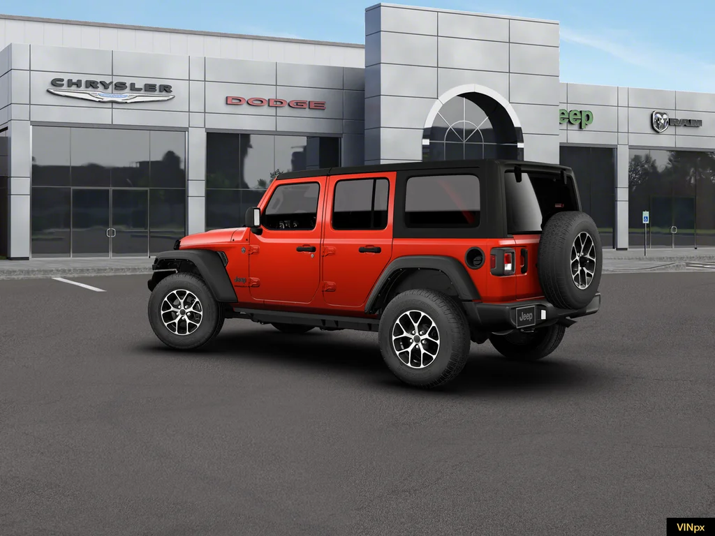 New 2026 Firecracker Red Clear-Coat Exterior Paint Jeep Sport S image 3