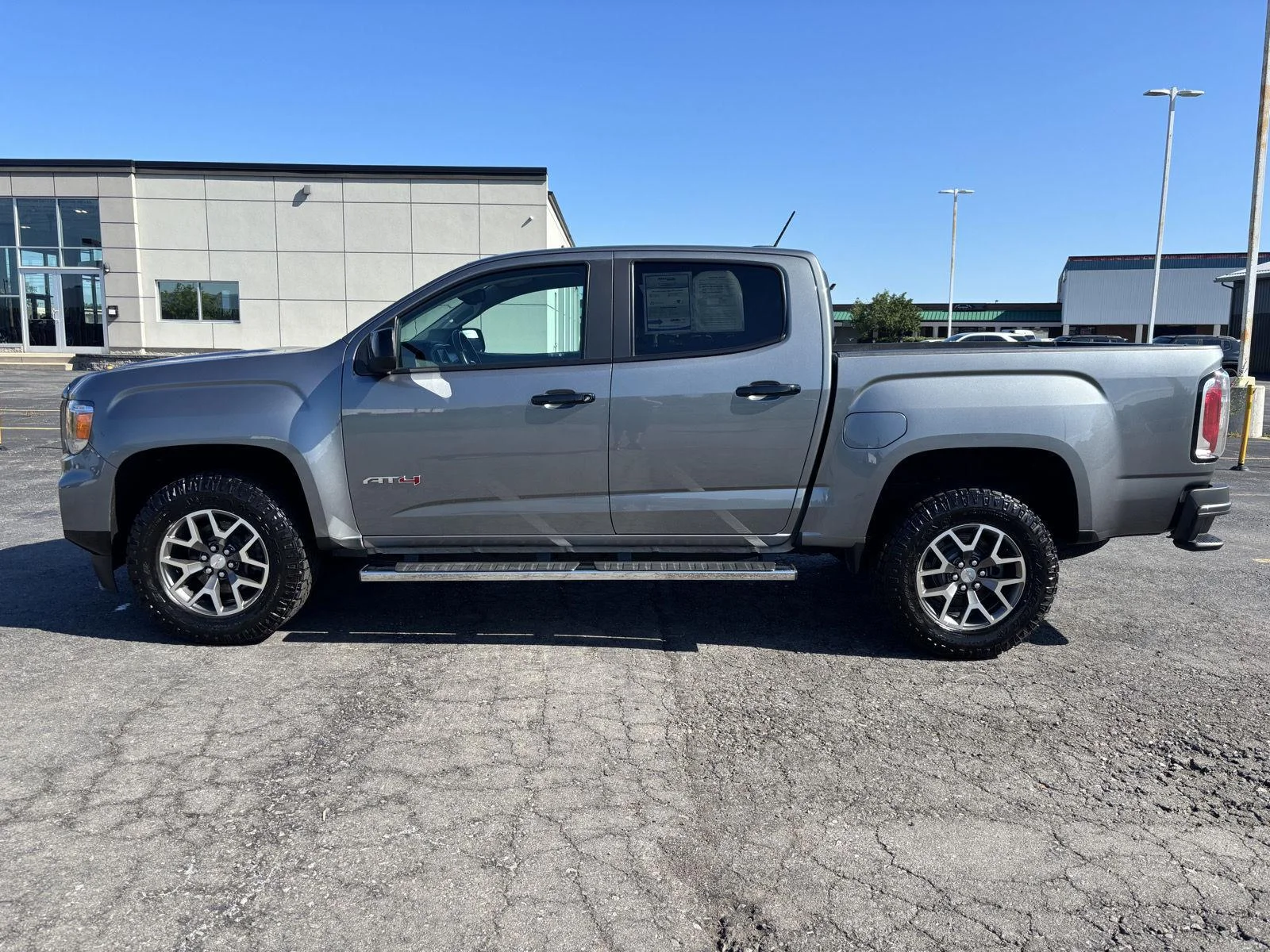 Used 2022 Satin Steel Metallic GMC AT4 - Leather image 4