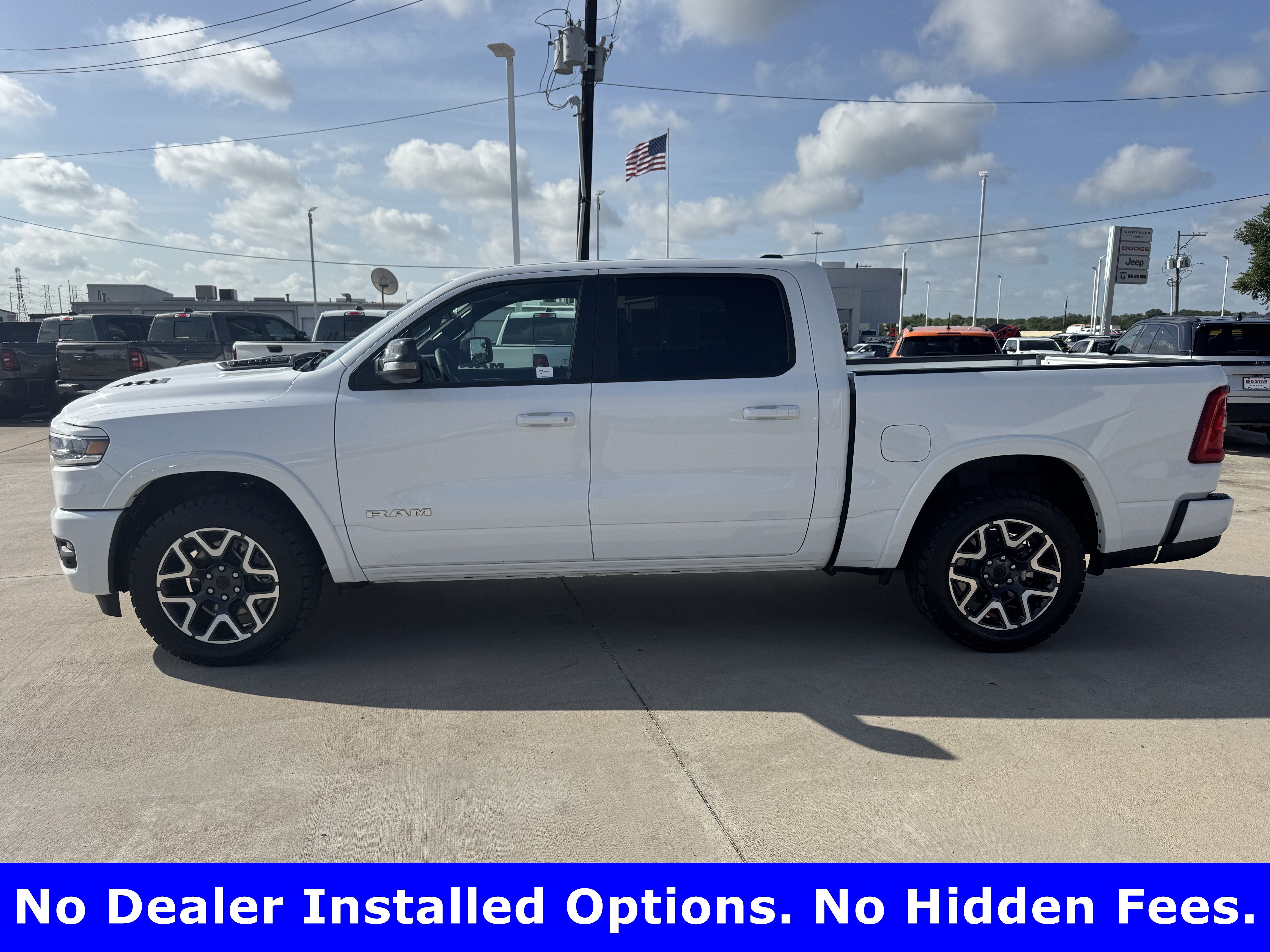 Used 2025 Bright White Clearcoat Ram Laramie image 4