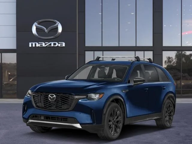 New 2026 Deep Crystal Blue Mica Mazda 3.3 Turbo S Premium Sport AWD image 1