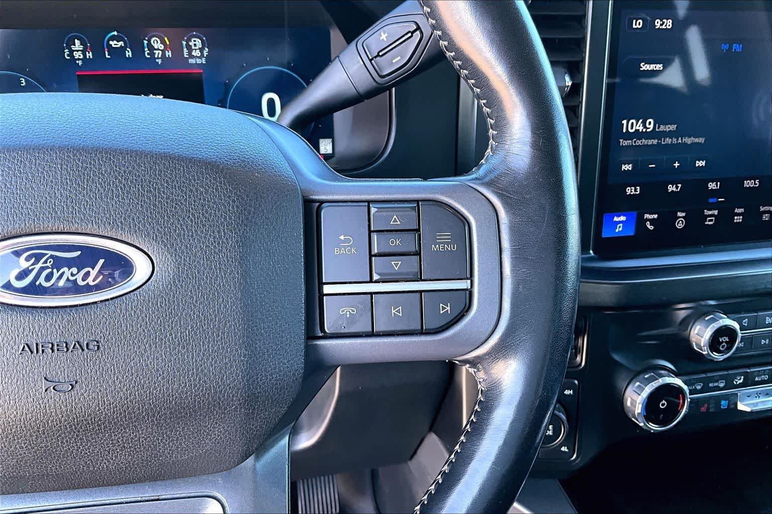 Used 2023 Azure Gray Metallic Tri-Coat Ford LARIAT image 24