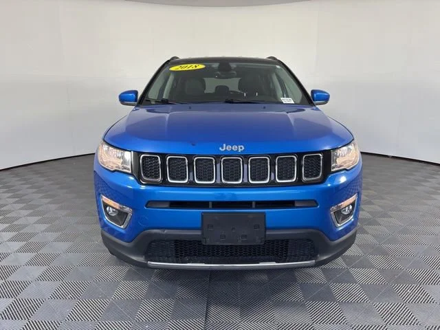 Used 2018 Laser Blue Jeep Limited image 34