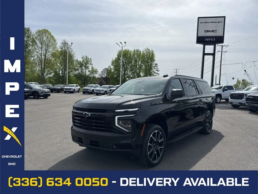 Black 2026 Chevrolet Suburban RST 4WD SUV / Crossover Four-Wheel Drive