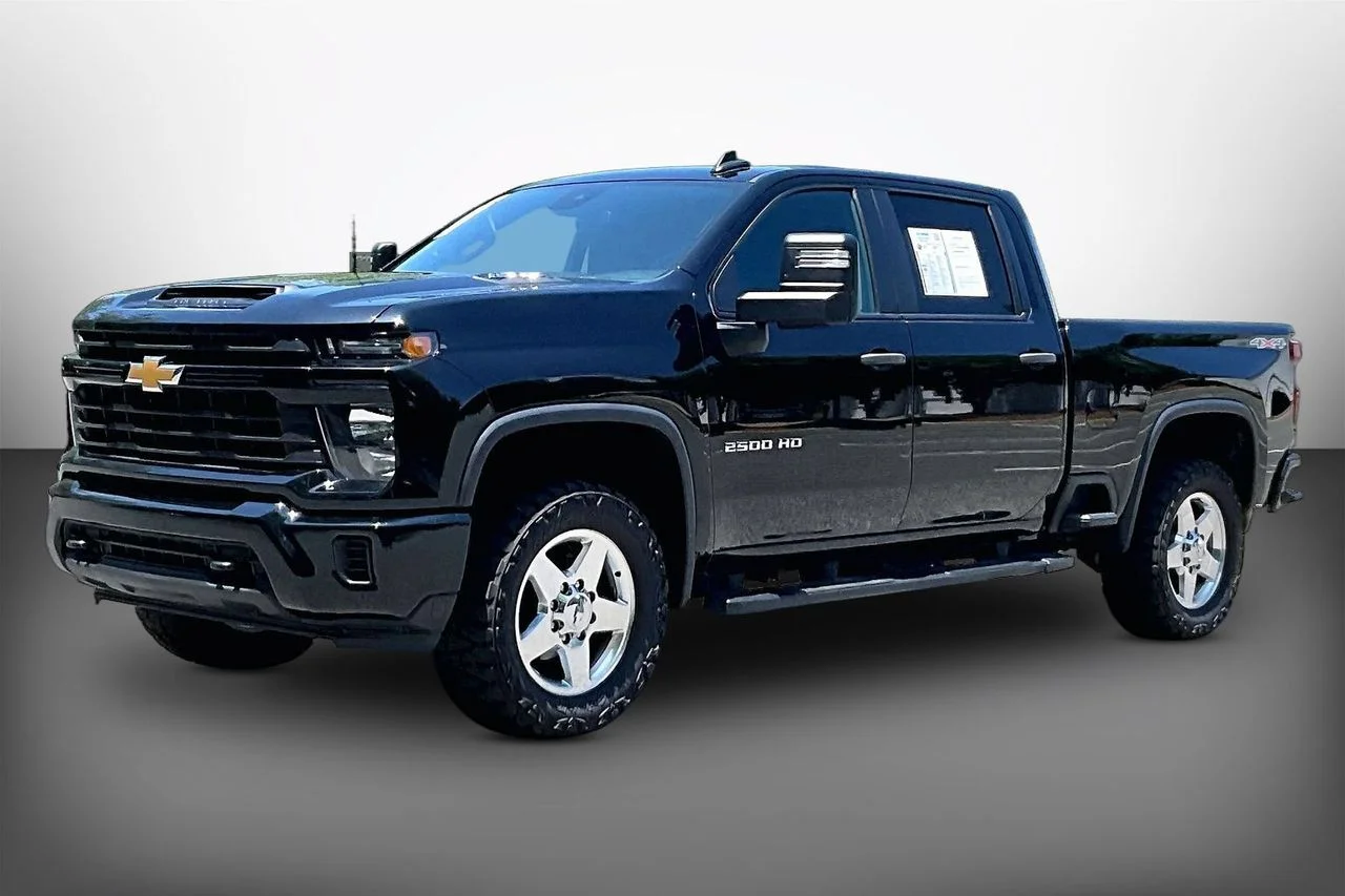 Certified Used 2024 Black Chevrolet Custom image 4