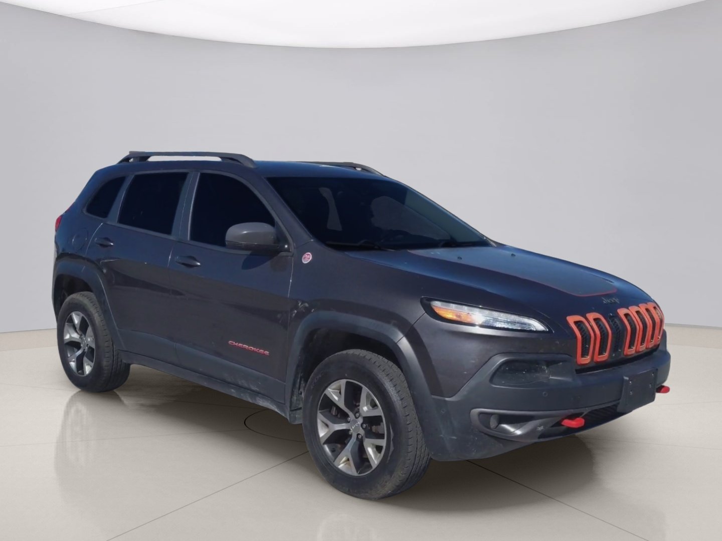 Used 2014 Gray Jeep TRAILHAWK image 7