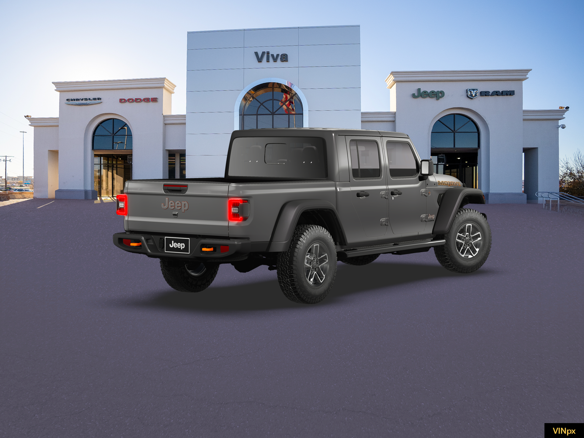 New 2026 Granite Crystal Metallic Clear-Coat Exterior Paint Jeep Mojave image 7