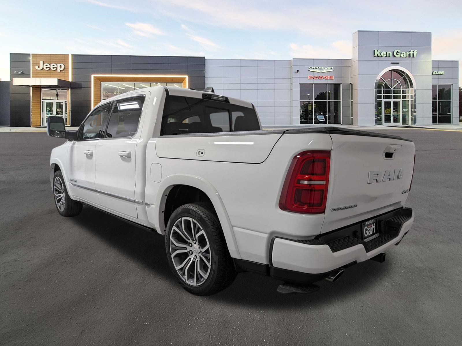 Used 2025 Bright White Clearcoat Ram Tungsten image 7