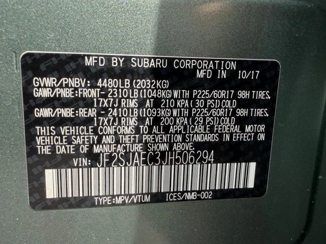 Used 2018 Green Subaru 2.5i Premium image 48