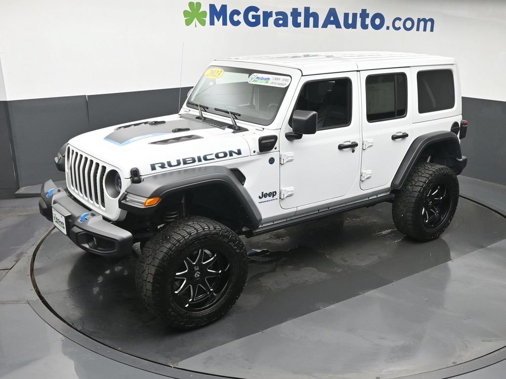 Used 2023 White Jeep Rubicon 4xe image 22