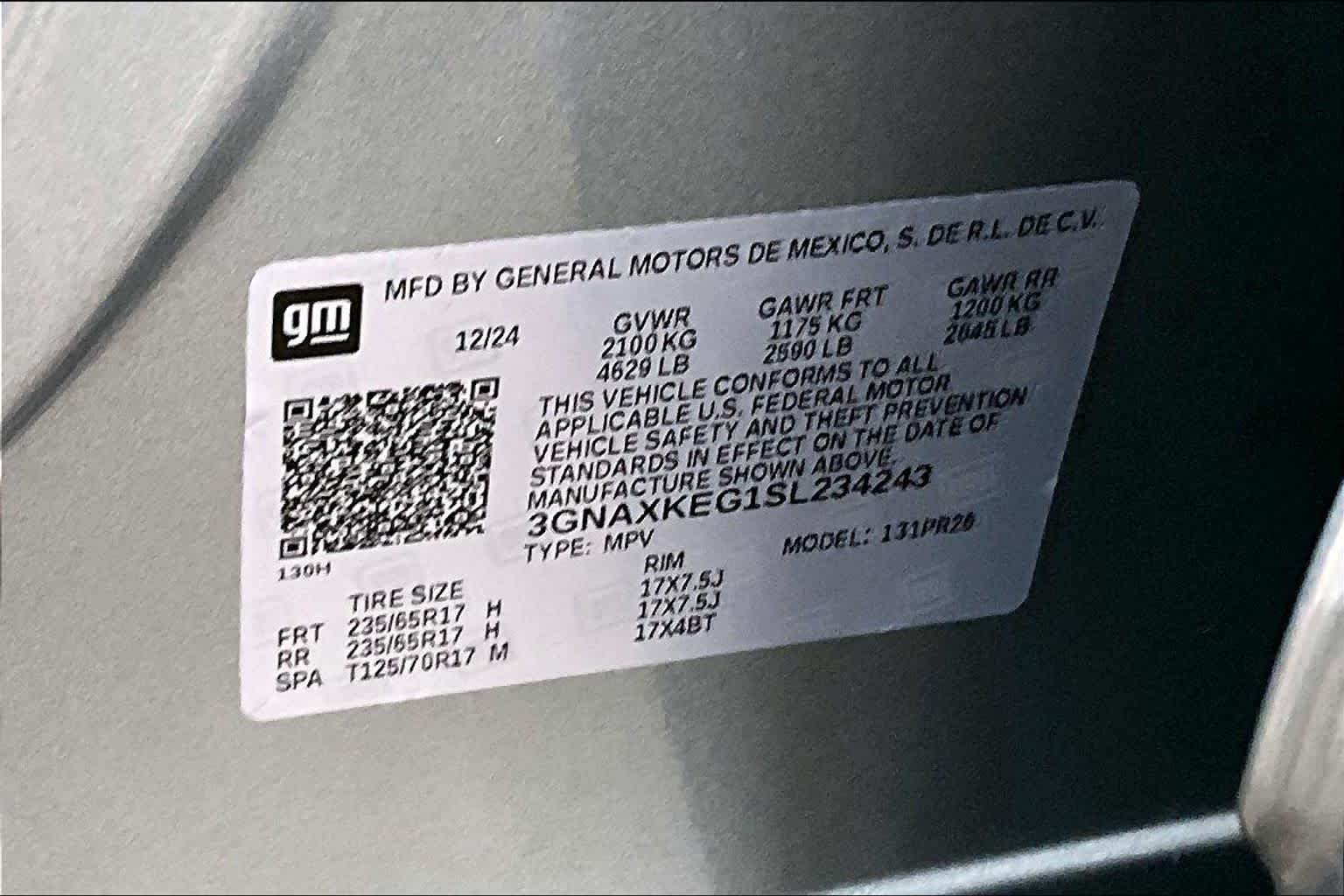 Used 2025 Sterling Gray Metallic Chevrolet FWD ACTIV image 35