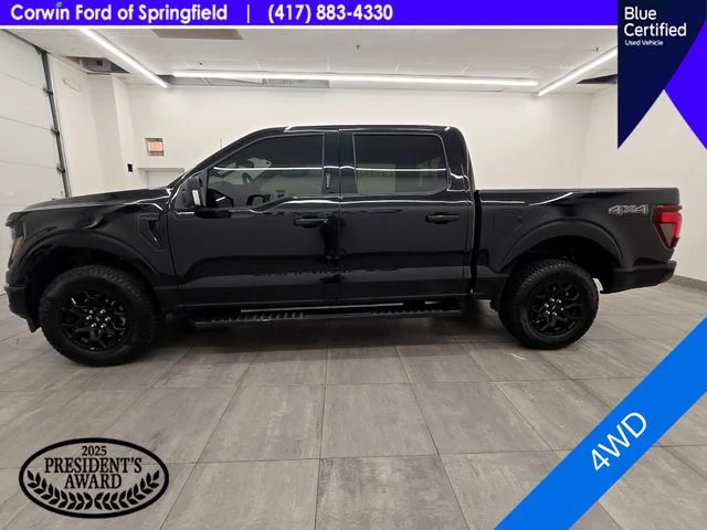 Certified Used 2024 Agate Black Metallic Ford XLT image 2