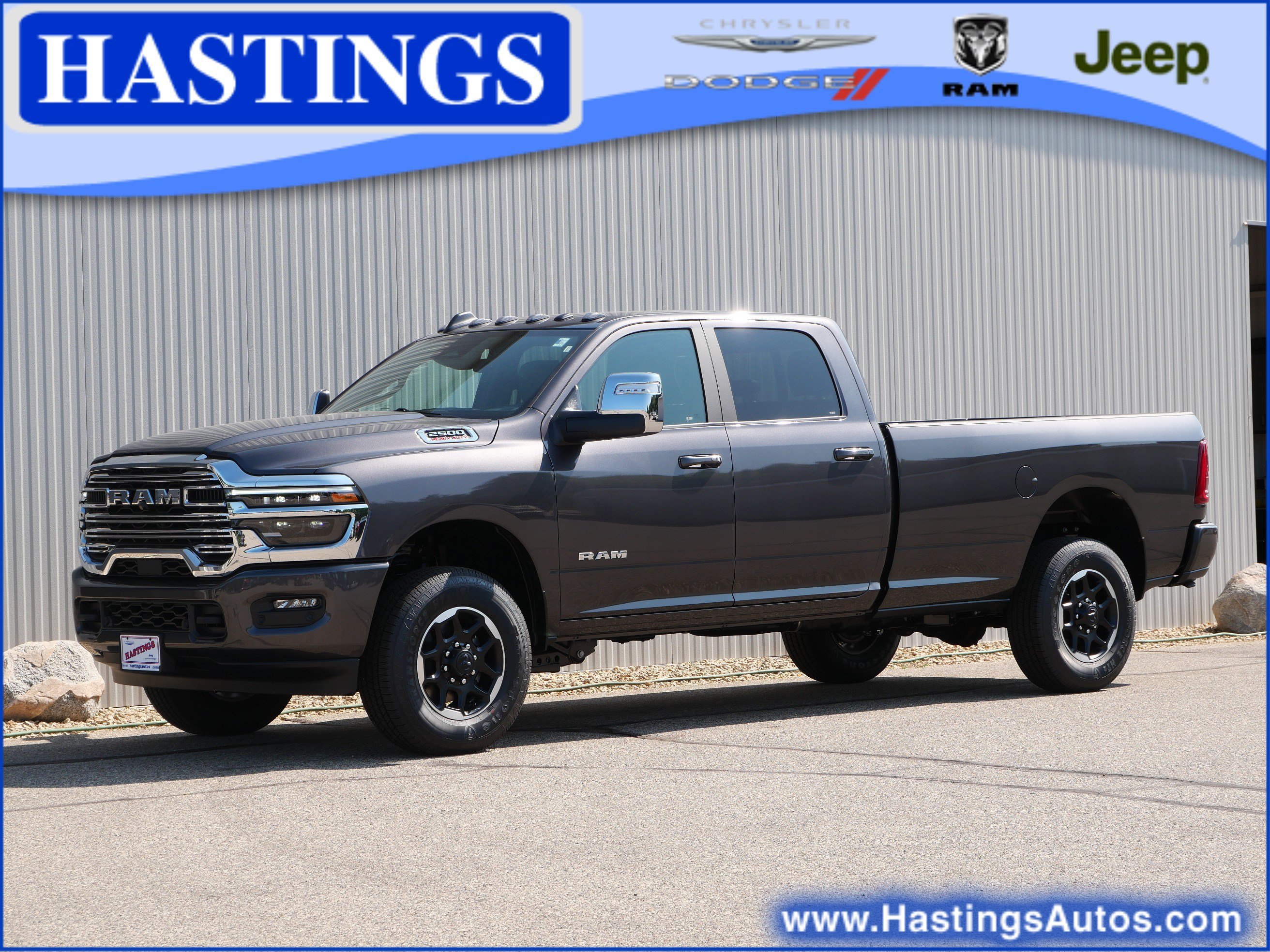 New 2026 Granite Crystal Metallic Clear-Coat Exterior Paint RAM Laramie image 1