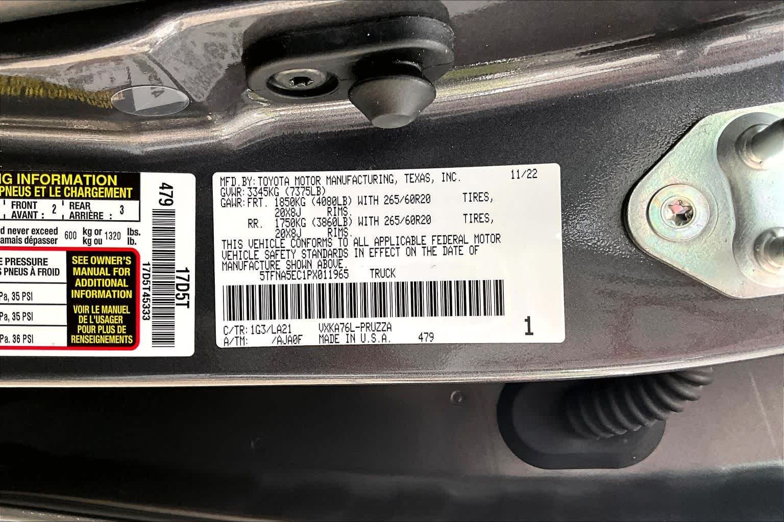 Used 2023 Magnetic Gray Metallic Toyota Platinum image 37
