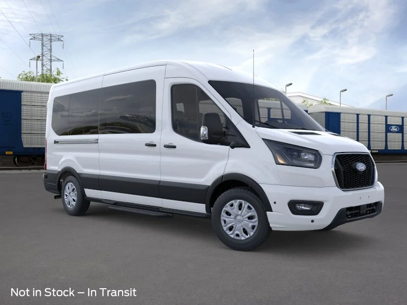 New 2026 Oxford White Ford Passenger Van XLT image 7